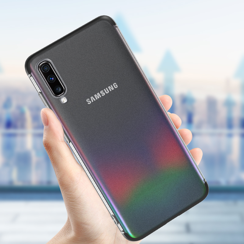 

Bakeey 3 в 1 Съемный матовый полупрозрачный покрытие Противоударный ПК Защитный Чехол для Samsung Galaxy A70 2019