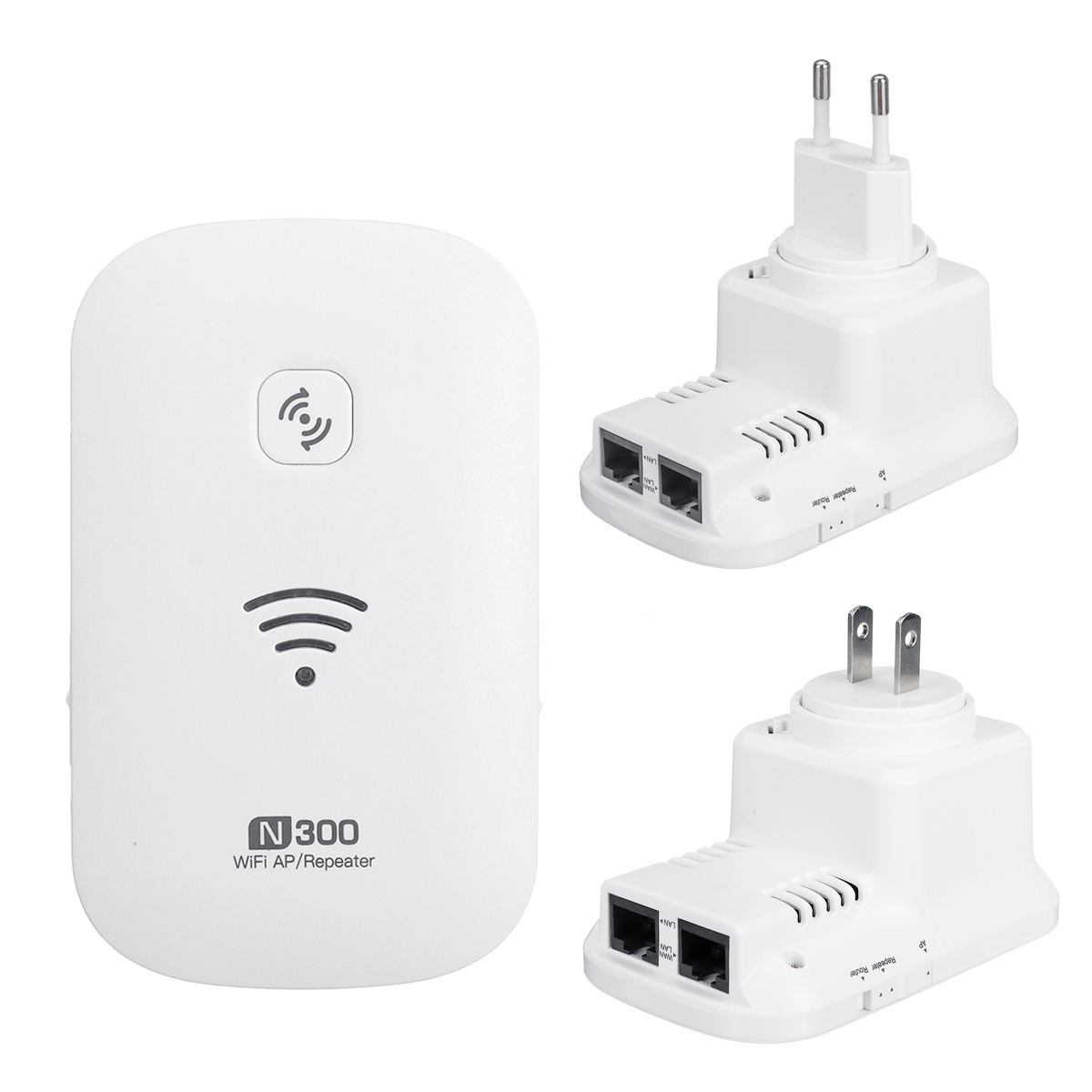 

Wifi Repeater 300Mbps 802.11N Wifi Repeater Wifi Extender Router Routing AP Repeater Working Modes