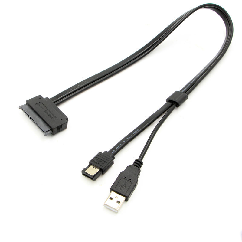 

2,5-дюймовый жесткий диск E-yield SATA 22-контактный преобразователь eSATA Кабель для передачи данных Кабель с USB-адаптером