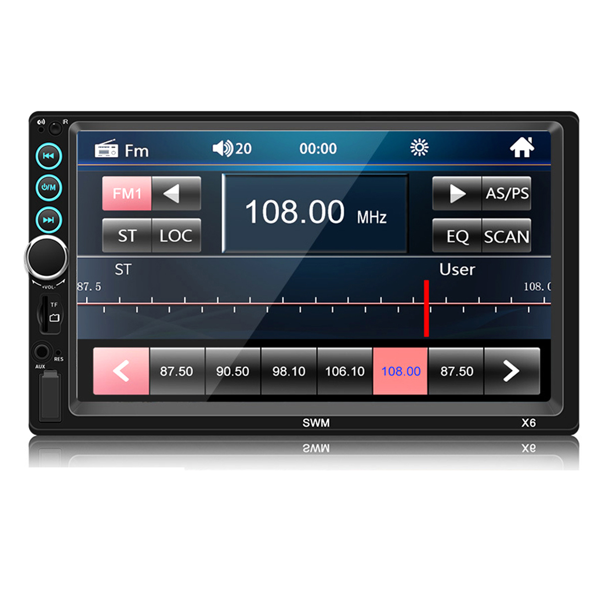 

X6 7 Inch 2 Din Wince Car Radio Stereo MP5 Player bluetooth Hands-free Touch Screen FM USB AUX Reverse Image Support Mob