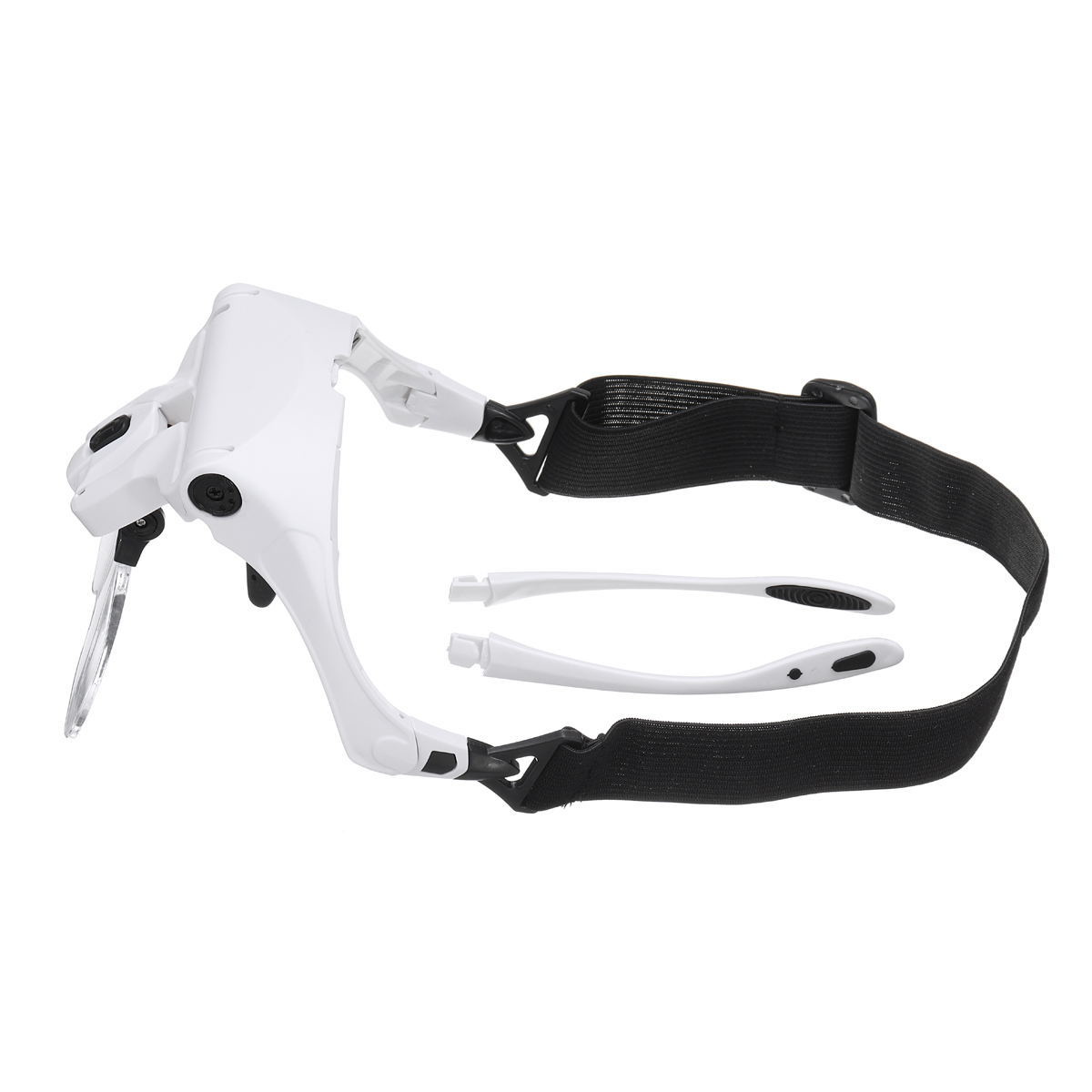 

Headband Magnifier Glasses Hands Free Head Mount Magnifying Glasses USB LED Light W/ 1.0/1.5/2.0/2.5/3.5X Lense