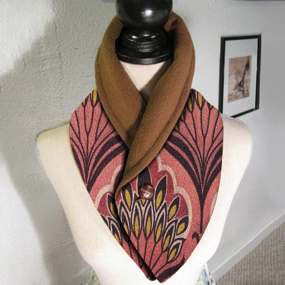 

Цветочный принт Теплый бархатный шарф Многоцветный платок