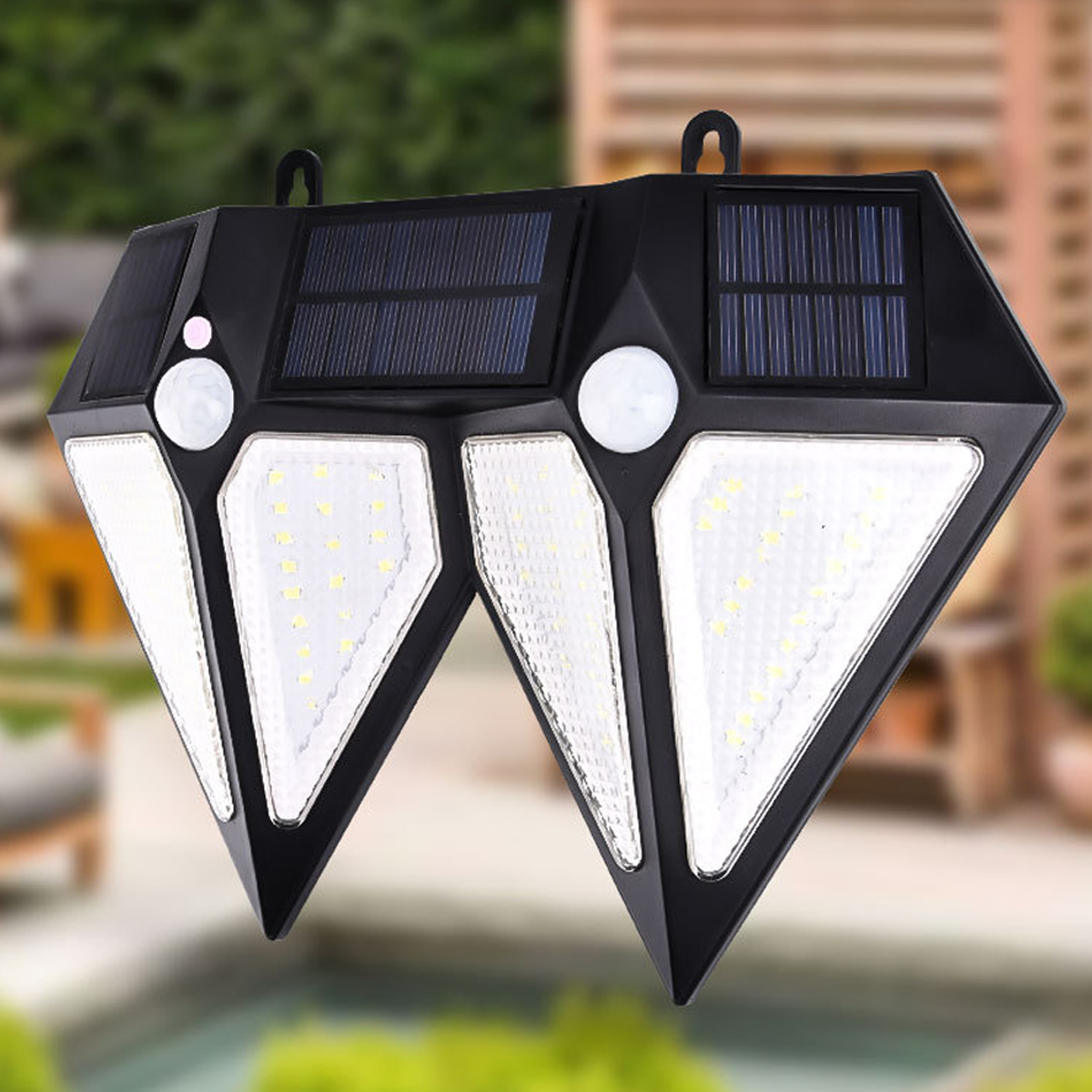 

Solar Power 80 LED PIR Motion Датчик Настенный светильник На открытом воздухе Сад Лампа Водонепроницаемы