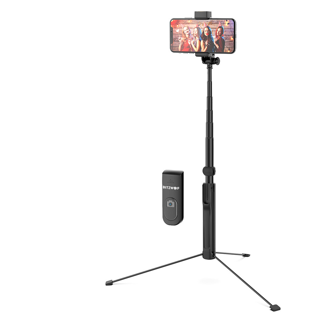 

BlitzWolf® BW-BS8L с возможностью удлинения 3 в 1, с возможностью поворота на несколько углов, Bluetooth Штатив Selfie Палка