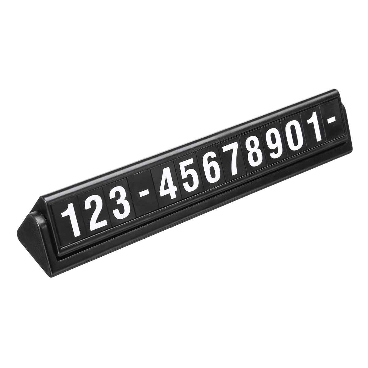 

Universal Car License Plate Frame Phone Number Stop Plate StickerLuminous Temporary Parking Card Rotatable Hiding