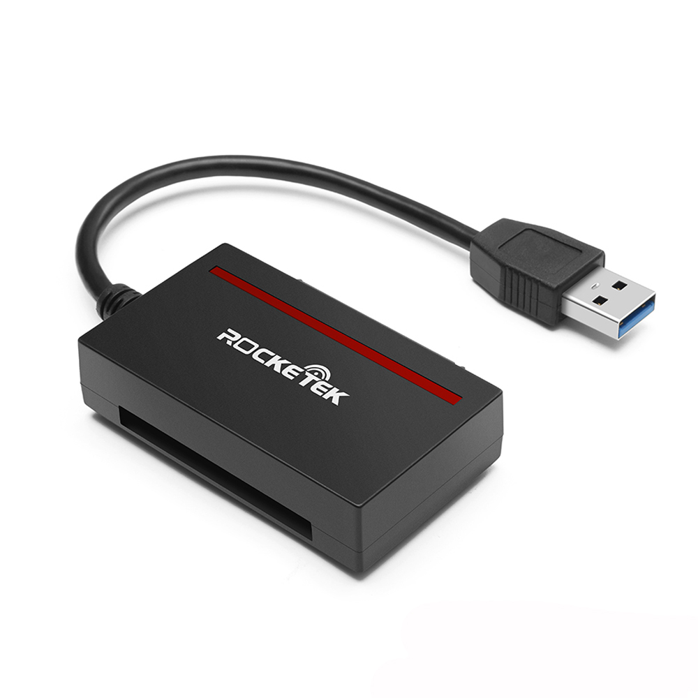 

Rocketek CFast 2.0 Reader USB 3.0 to SATA Adapter 2.5" HDD Hard Drive Read Write SSD CF Card Reader