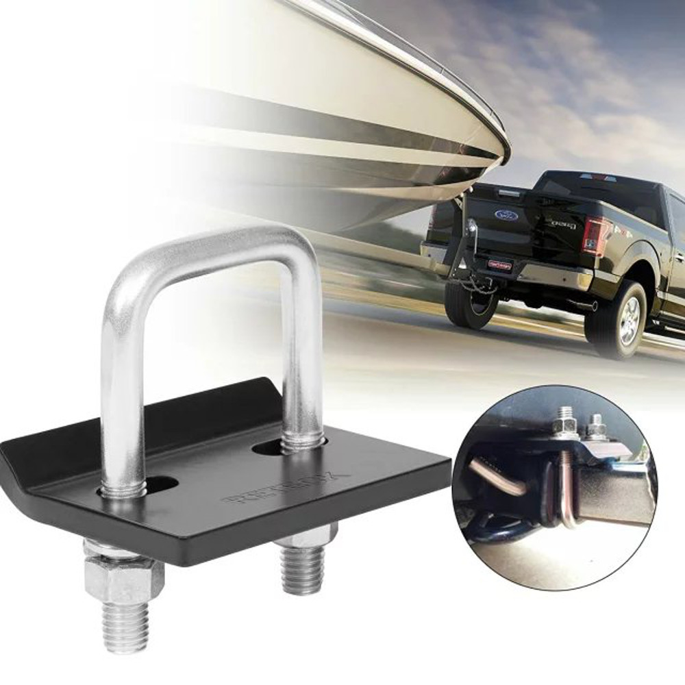 

Stainless Steel Hitch Tightener for 1.25/2 inches Hitches Anti-Rattle Stabilizer Lock Down Tow Trailer Clamp