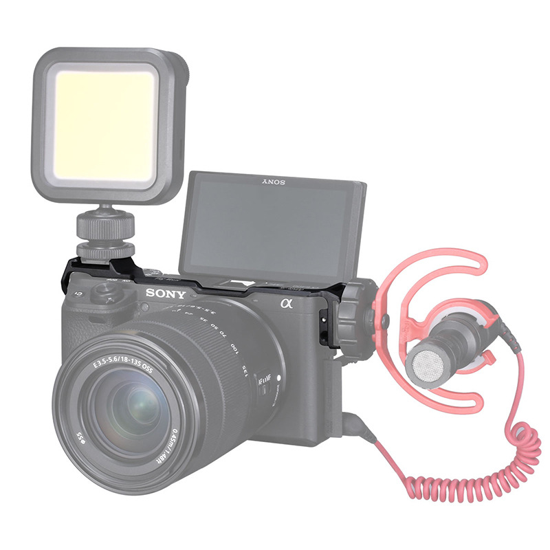 

Ulanzi Двойное крепление для холодного ботинка Пластина Стабилизатор для Sony A6400 камера Микрофон Видеолампа