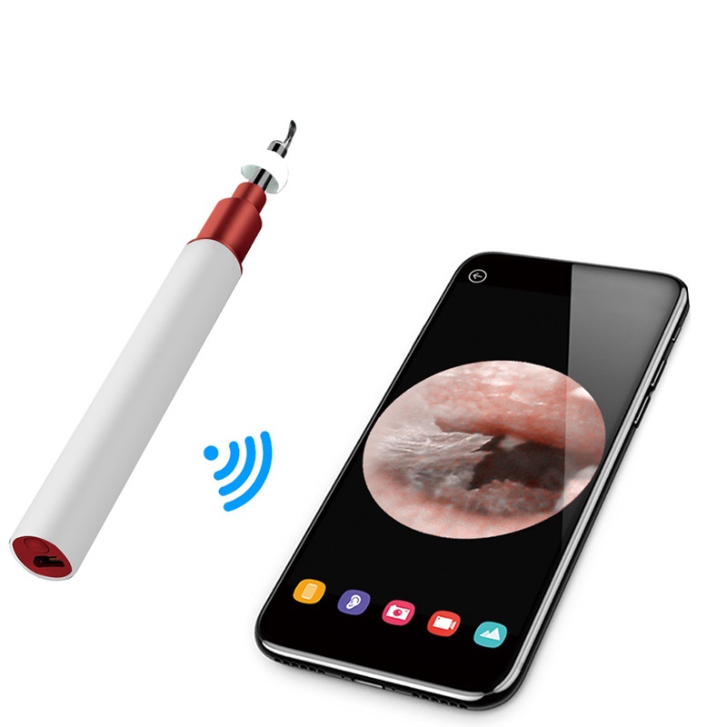 

New Borescope 3.9MM Wifi Ear Cleaner Wireless Ear Otoscope Inspection Camera 6 LED for Ear Wax Removal For iPhone Android