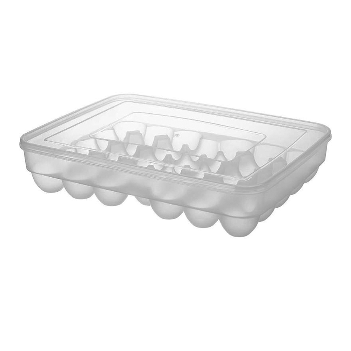 

PP Прозрачный яйца Хранение Коробка На открытом воздухе Кемпинг Хранение продуктов питания для путешествий Коробка Стеки