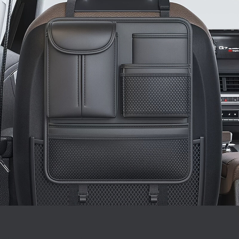 

1 универсальная многоразовая мультфункциональная сумка для хранения на заднем сиденье автомобиля с множеством карманов,