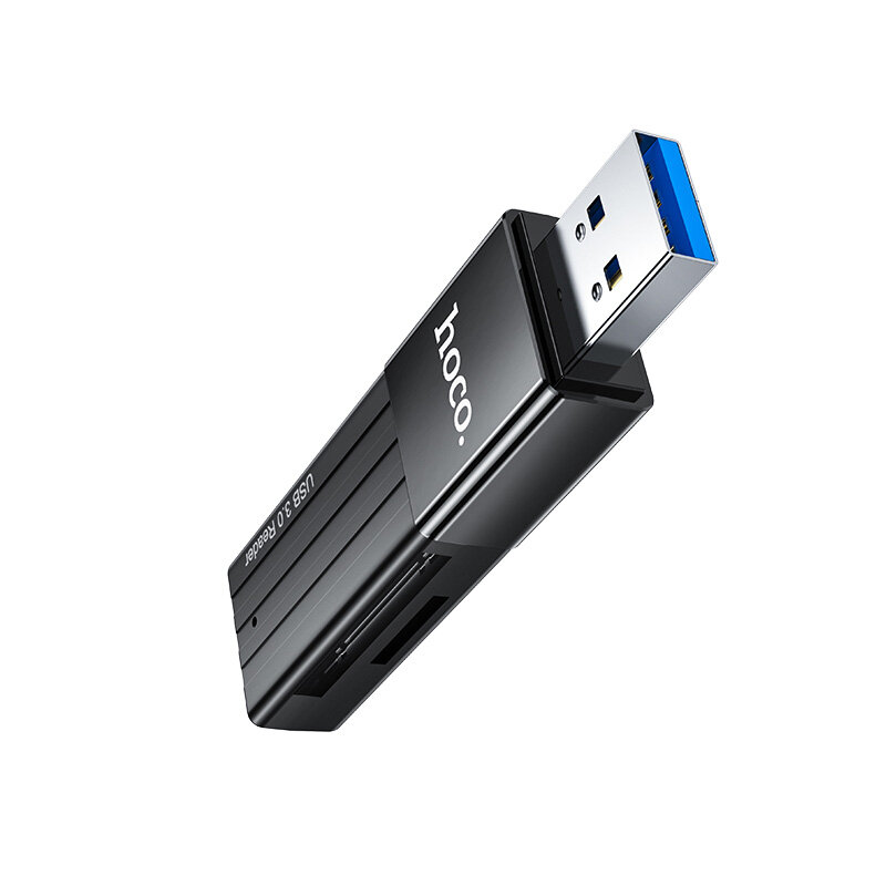 

HOCO HB20 2 в 1 кард-ридер USB3.0 для SD/TF кард-ридер USB Flash накопитель для аксессуаров для ноутбуков
