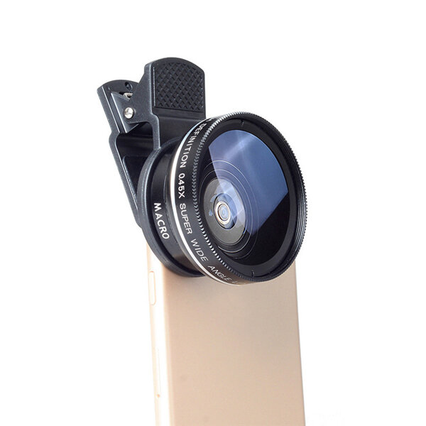 

Bakeey 2 в 1 Клип 0.45X Супер широкий угол с макросом Объектив HD камера Для планшета мобильного телефона
