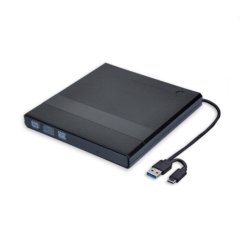 

USB3.0 Type C Оптический привод DVD-рекордер 12,7 / 9,5 мм Ulta-Thin leather teture DVD RW Поддержка WIN XP / 7/8/10 MAC
