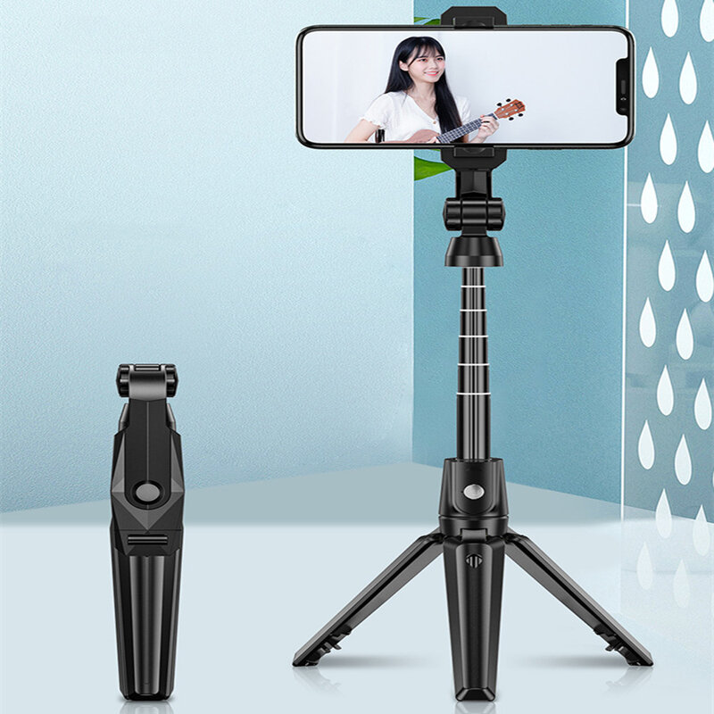 

Bakeey K21 Selfie Палка Штатив bluetooth Дистанционное Управление Складной легкий Штатив Вращающийся на 360 градусов рас
