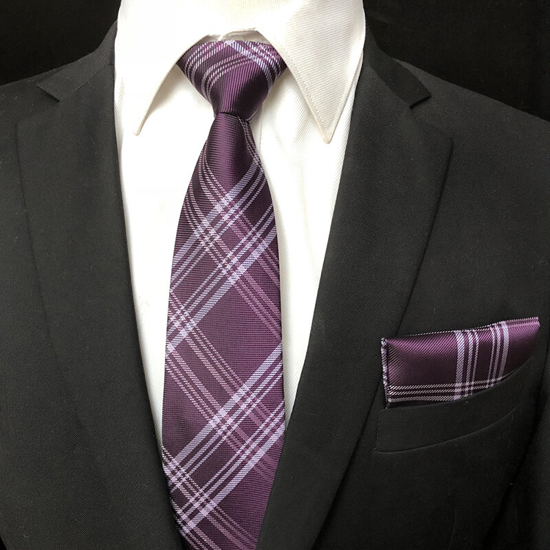 

Мужская деловая профессиональная ткань Classic Check Tie