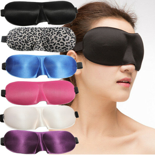 

Silk Foam 3D Eye Маска Shade Comfort Winker Patches Blinder Shield Travel Sleeping Aid