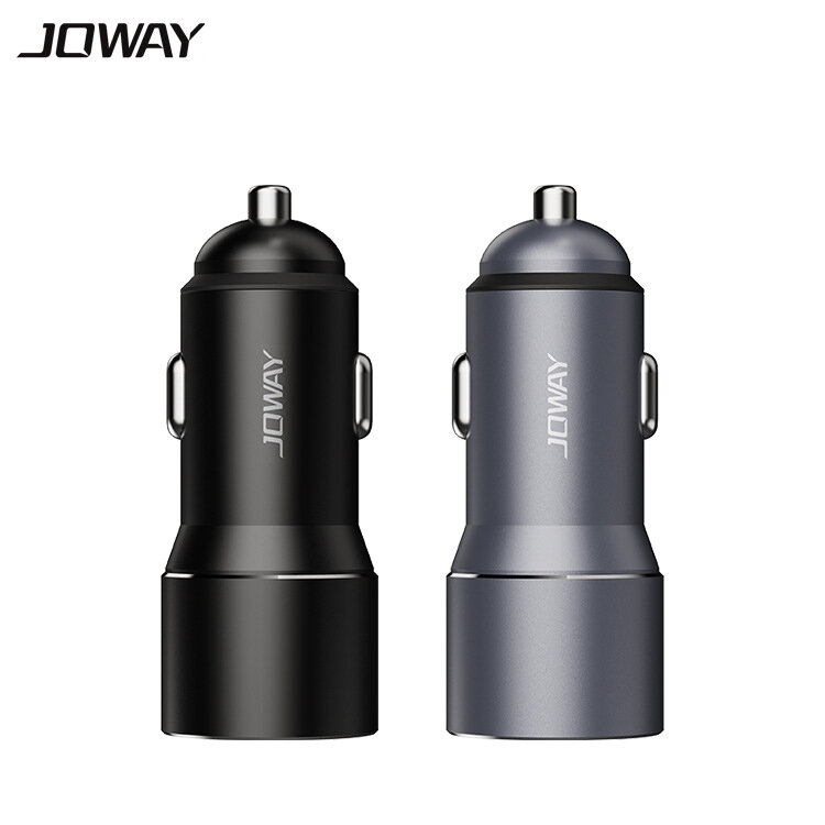 

JOWAY JC90 30 Вт двойной USB Авто адаптер для зарядного устройства быстрая зарядка для iPhone 12 Pro Max Mini Huawei P30