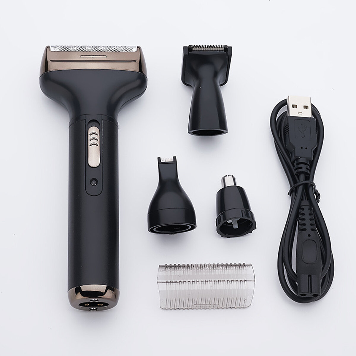 

4 in 1 Reciprocating Electric Shaver Rechargeable Razor Beard Trimmer