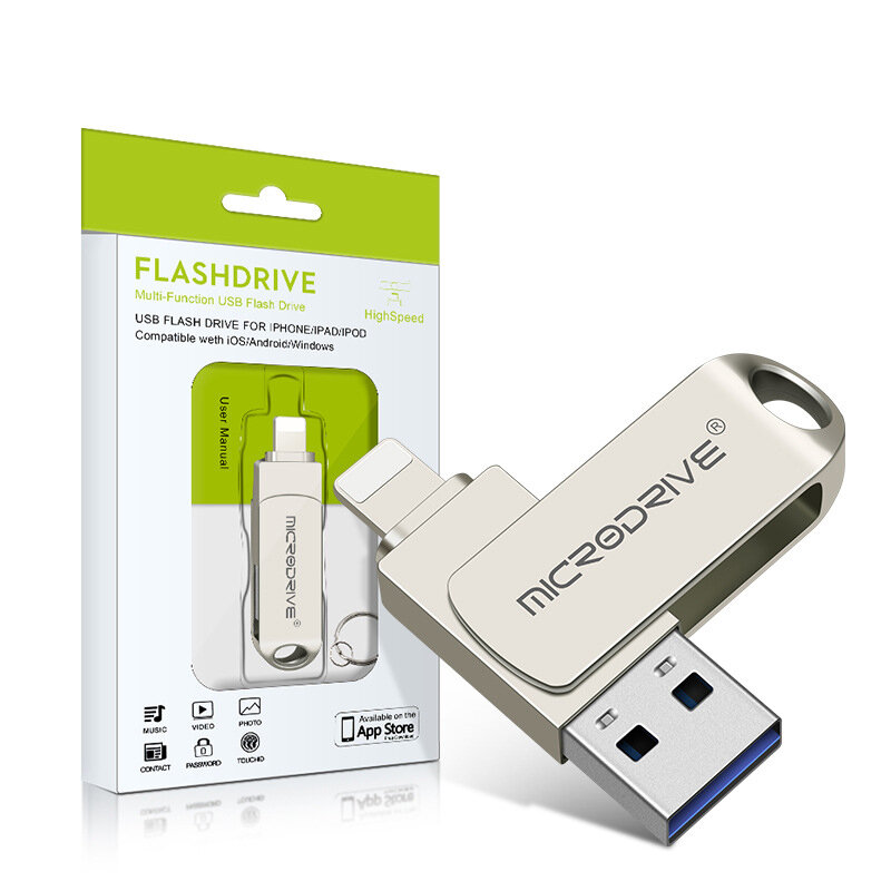

Microdrive 256GB USB3.0 Flash Диск с двойным интерфейсом Быстрая скорость передачи Pendrive Mini Portable Memory U Disk
