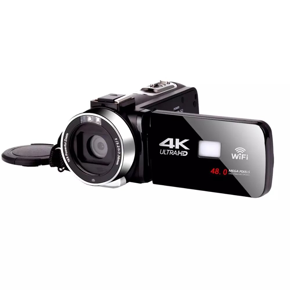 

KOMERY AF2 48M 4K Video Camera Camcorder for Vlogging Live Broadcast NightShot Anti-shake Camcorder WIFI APP Control DV
