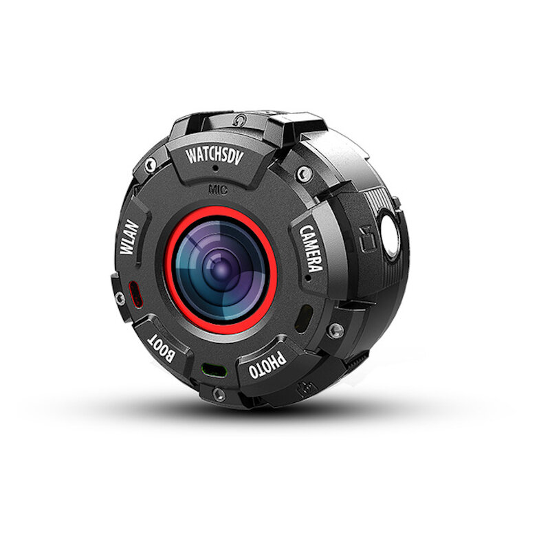 

KOMERY Mini Sport Action камера 1080P HD WiFi Водонепроницаемы Широкоугольные объективы 30M DV Умные часы для ночной съе