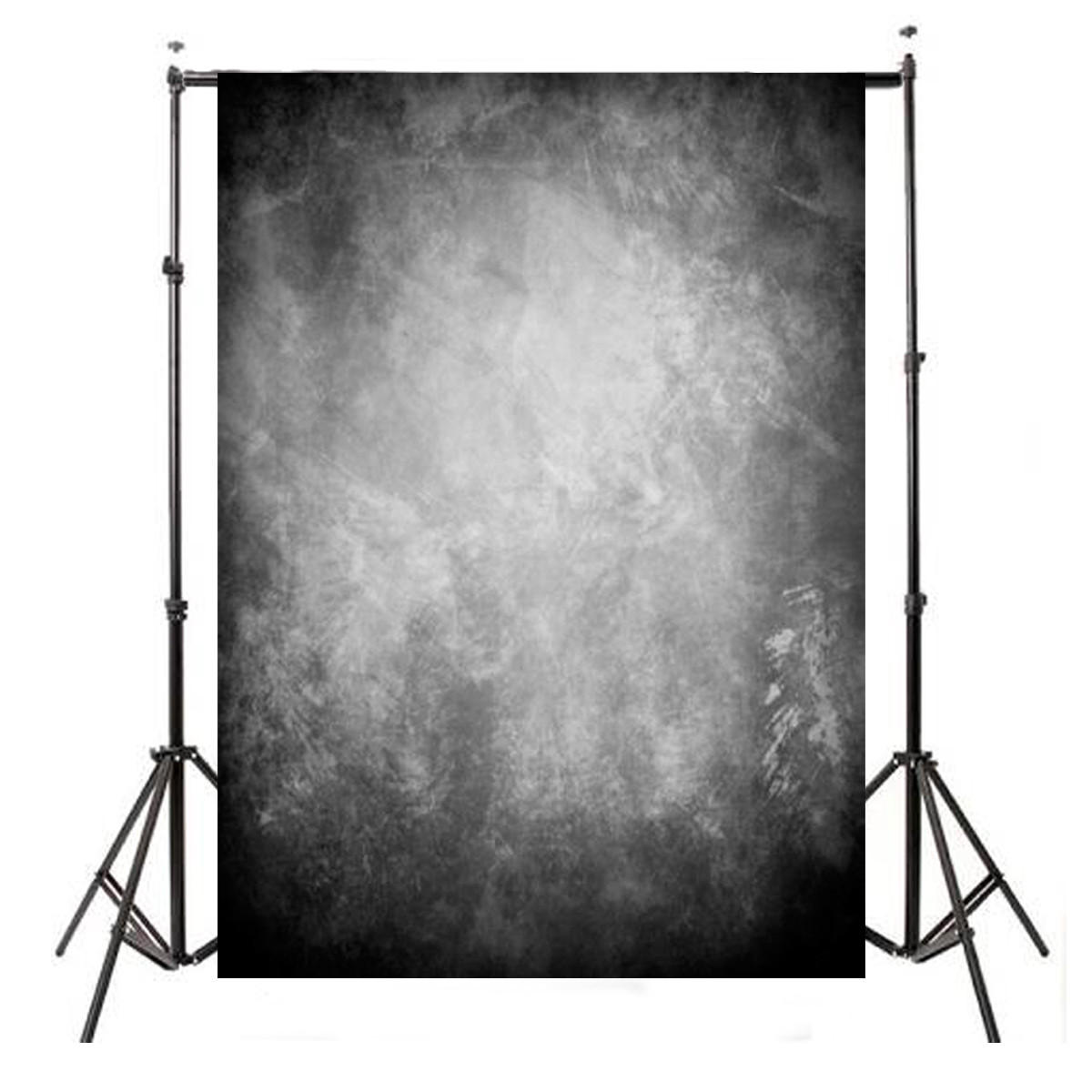 

5x7FT Ярко-черный Винтаж Фон для фотосъемки на стенах Студия Prop Background
