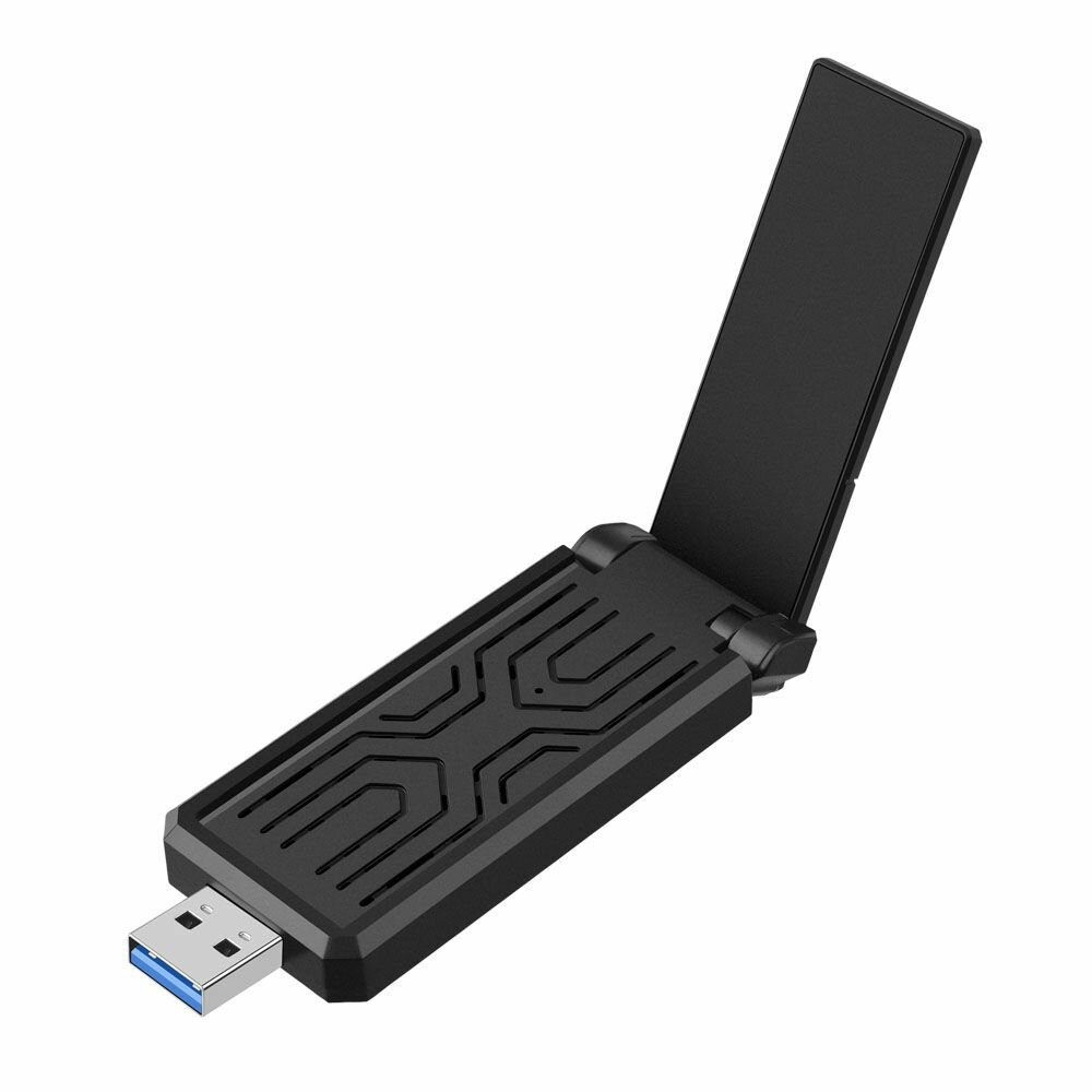 

AX1800 WiFi6 Беспроводная сетевая карта USB3.0 1800 Мбит/с Сетевой адаптер 2,4G/5,8G Dual Стандарты USB WiFi Приемник Со