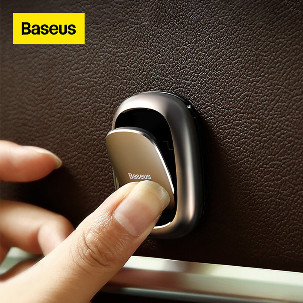 

Baseus 2Pcs автомобильный крючок держатель для наклейки автомобиля автомобильный зажим для кабеля наушники ключ настенны