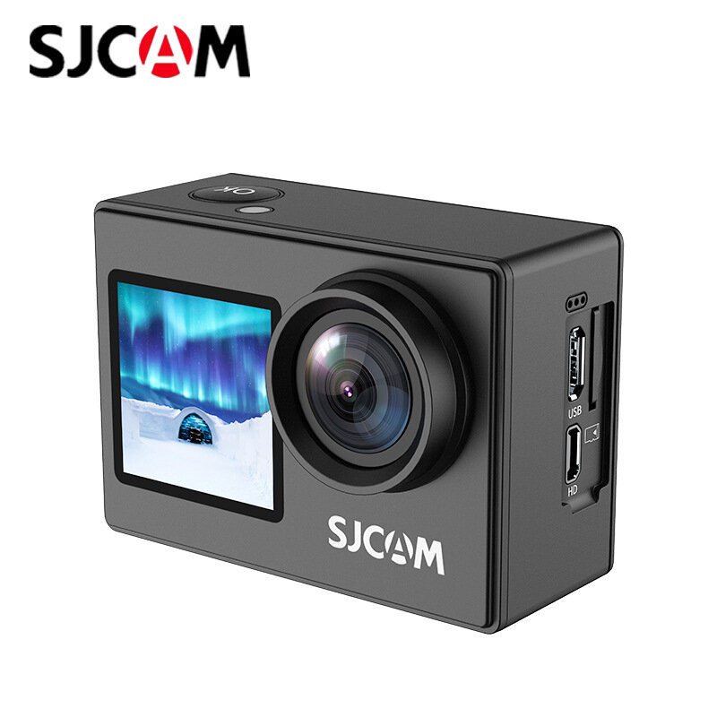 

SJCAM Action камера Двойной экран SJ4000 AIR 4K 30PFS 1080P 4x Zoom WIFI Водонепроницаемы Cam Sports Video Action камера