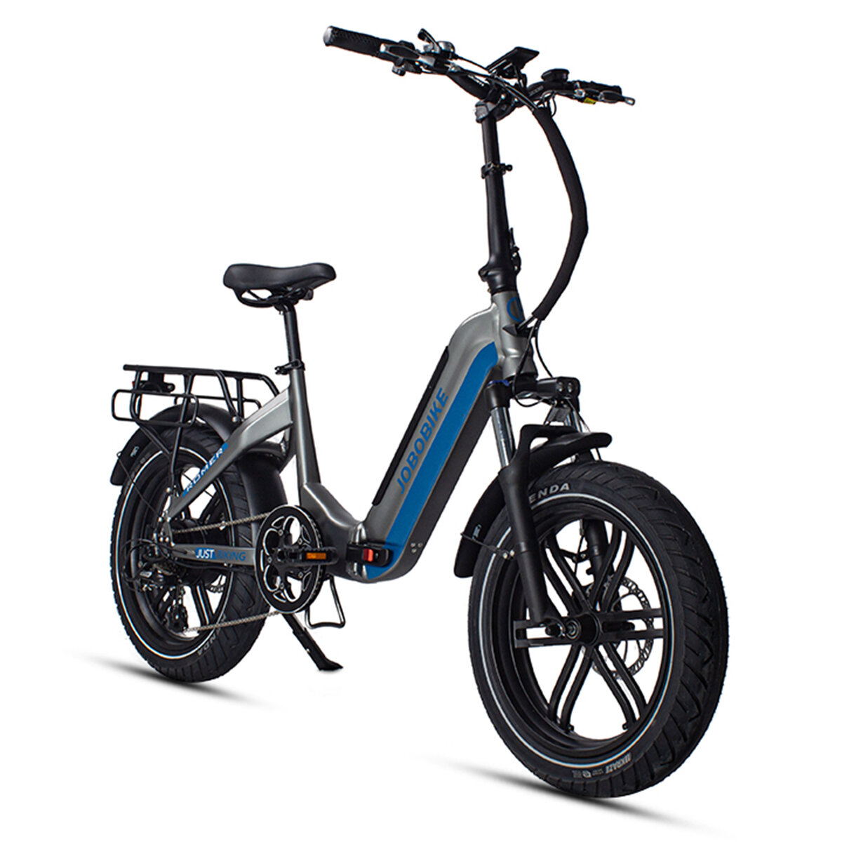 

[EU DIRECT] JOBO Romer 48V 11.6Ah 250W Electric Bicycle 20*4.0 Inch 80KM Mileage Range Max Load 120KG