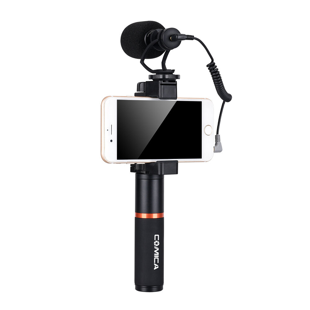 

Comica CVM-VM10-K1 Смартфон Mini Микрофон Video Filmmaker Video Rig для iPhone Samsung Huawei Android Телефон