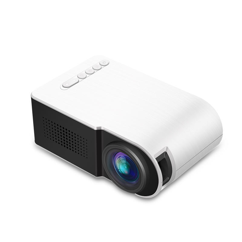 

Yg210 1080P Led Mini Projector Contrast 800:1 Supports Resolution 1920*1080 Resolution 320*240 3D Home Theater Projector