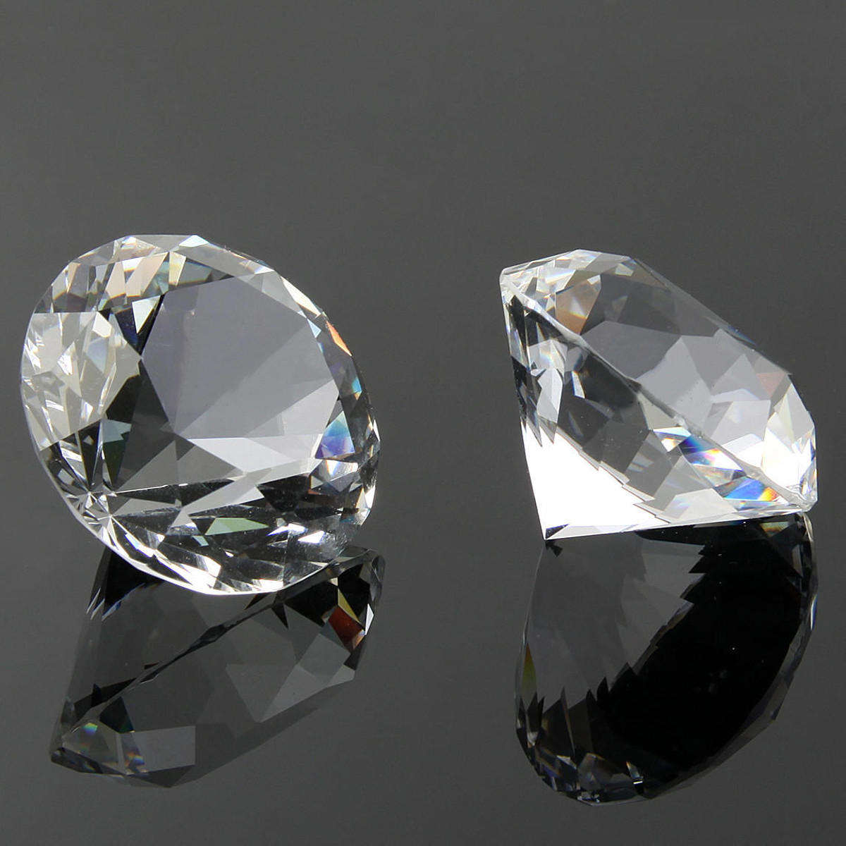 

60mm Big K9 Crystal Clear Diamond Glass Art Художественное оформление Украшения Креативные подарки