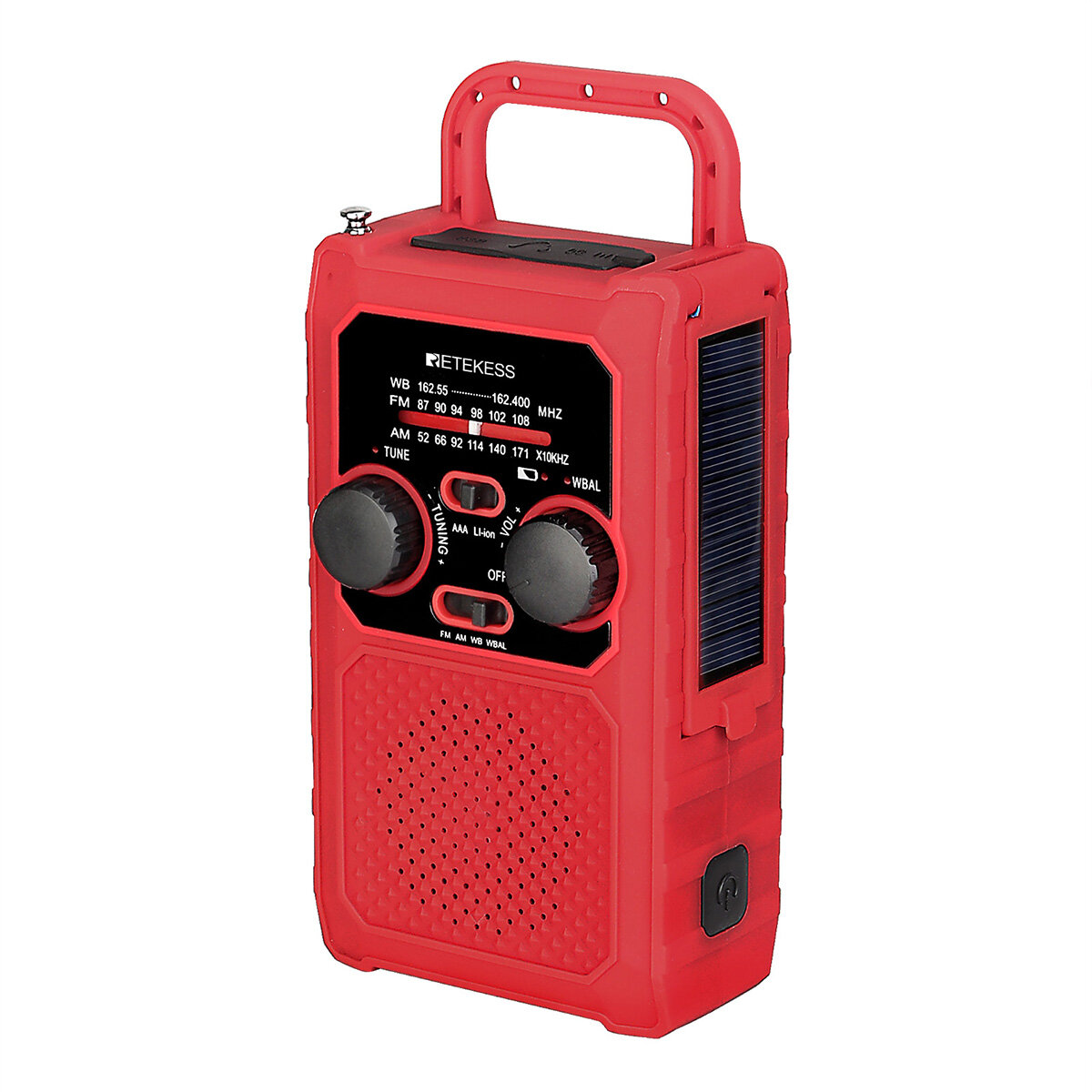 

Retekes TR201 Portable Радио FM AM SOS Emergency Радио LED Рукоятка освещения Солнечная Радио Приемник Для Кемпинг На от