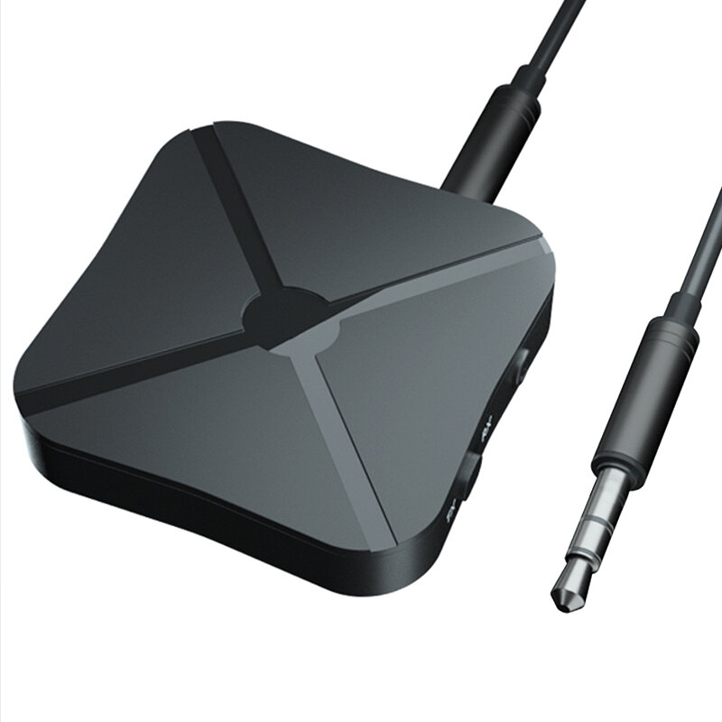 

KN319 Bluetooth Приемник Передатчик 2-в-1 Беспроводной аудиоадаптер Bluetooth 3,5 мм Разъем AUX для динамика ТВ Авто ПК