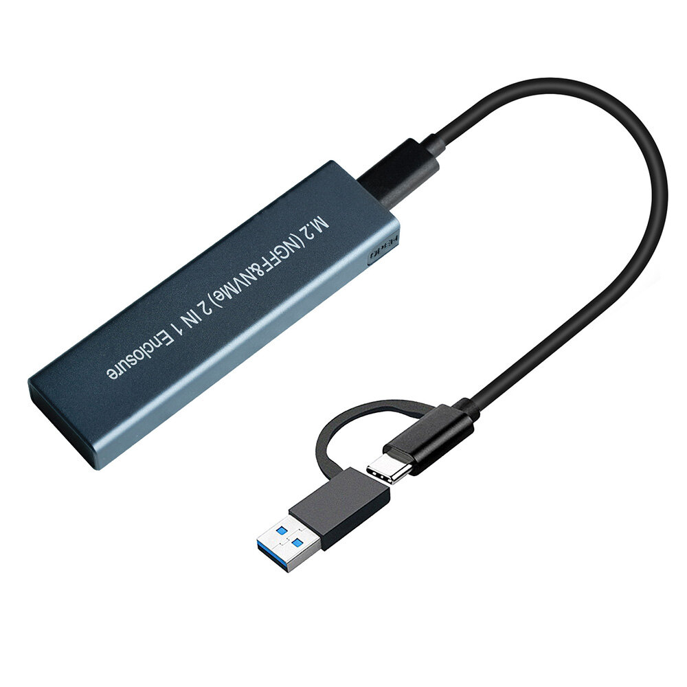 

Yesunion USB 3.1 Type-C to M.2 SSD NVME/SATA Корпус жесткого диска 6 Гбит/с/10 Гбит/с Внешний жесткий диск Коробка Подде