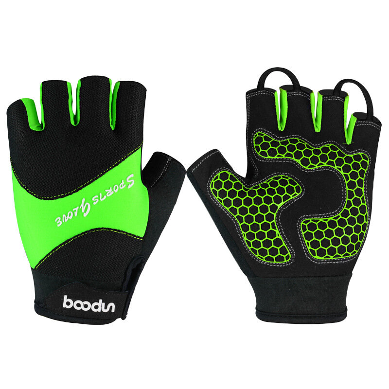 

Перчатка BOODUN Half-Finger На открытом воздухе мотоцикл Защитный палец для езды на велосипеде Перчатки