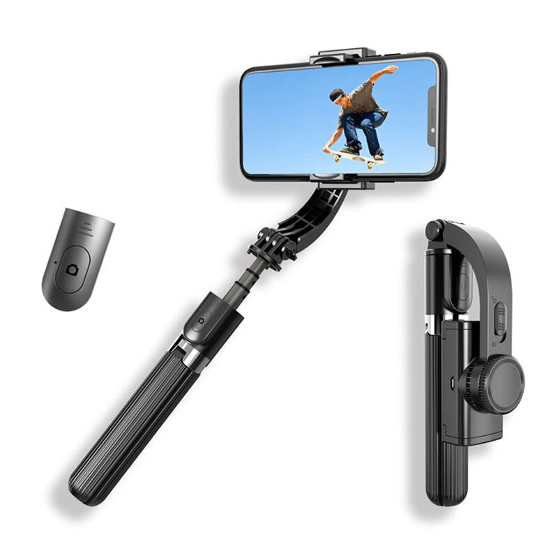

L08 Ручной выдвижной Bluetooth из алюминиевого сплава Штатив Selfie Палка для стабилизатора съемки мобильного телефона