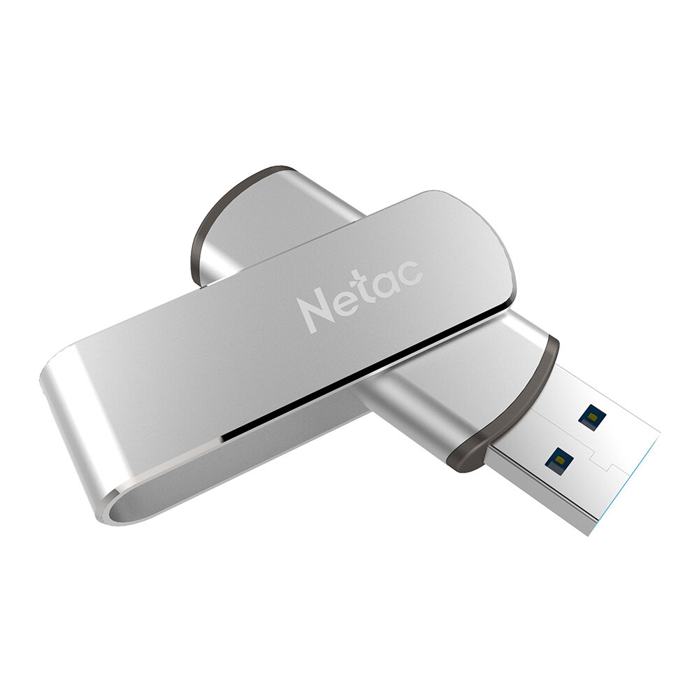 

Нетак USB 3.0 Flash Привод Вращение на 360 ° USB-диск из алюминиевого сплава 32G 64G 128G 256G Портативный флэш-накопите