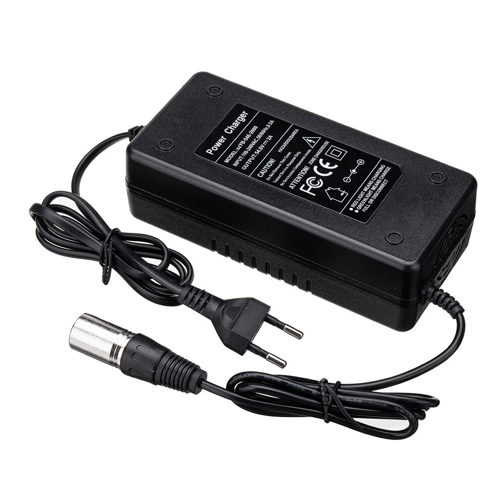 

54.6V 2A Electric Bike Electric Scooter Lithium Battery Charger For 13S 48V Lithium Battery Power Charger 3Pin XLR Conne