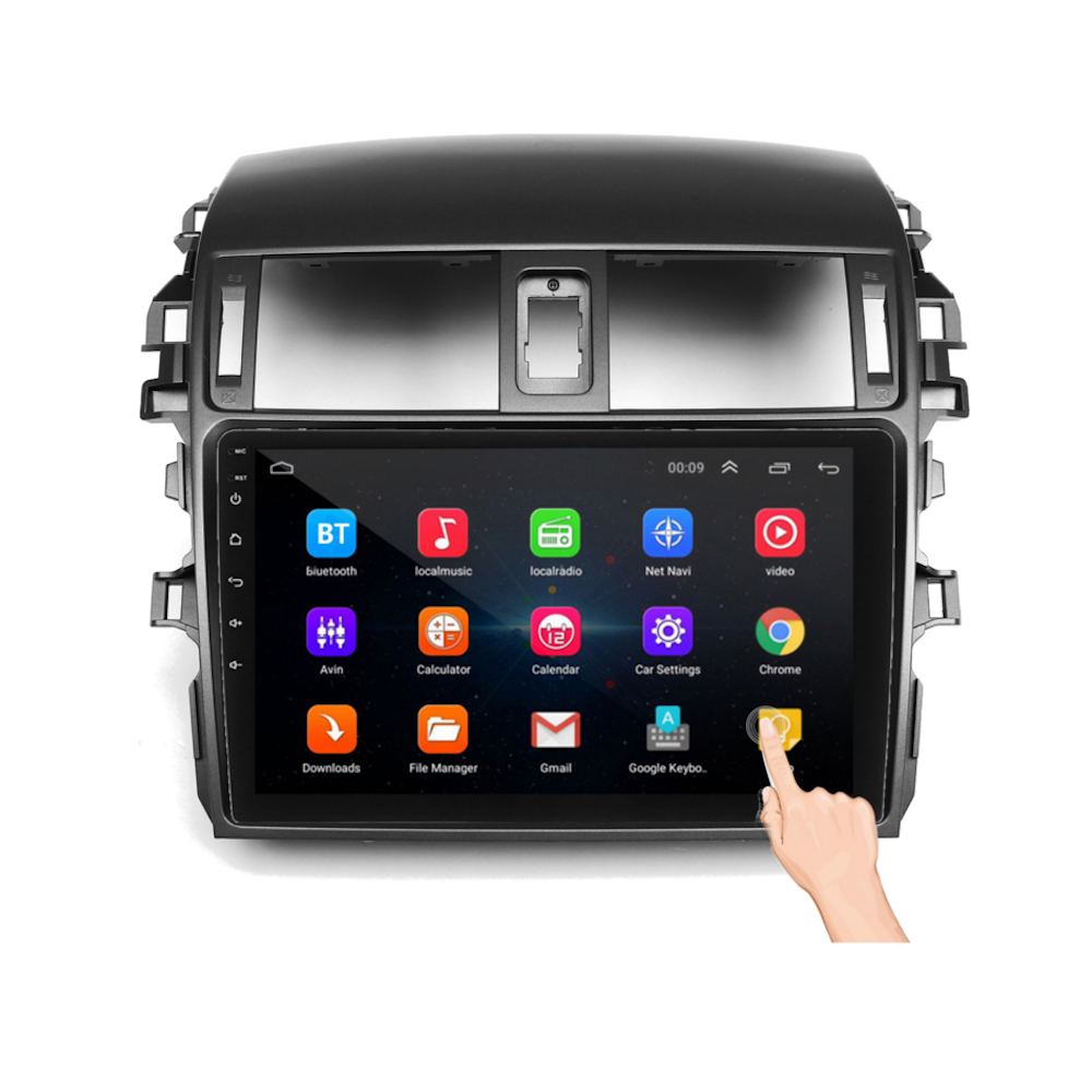 

T3 9 дюймов для Android 8.1 Авто Стерео Радио 1 + 16G FM AM RDS 3G WIFI Bluetooth GPS Задняя камера для Toyota Corolla 2