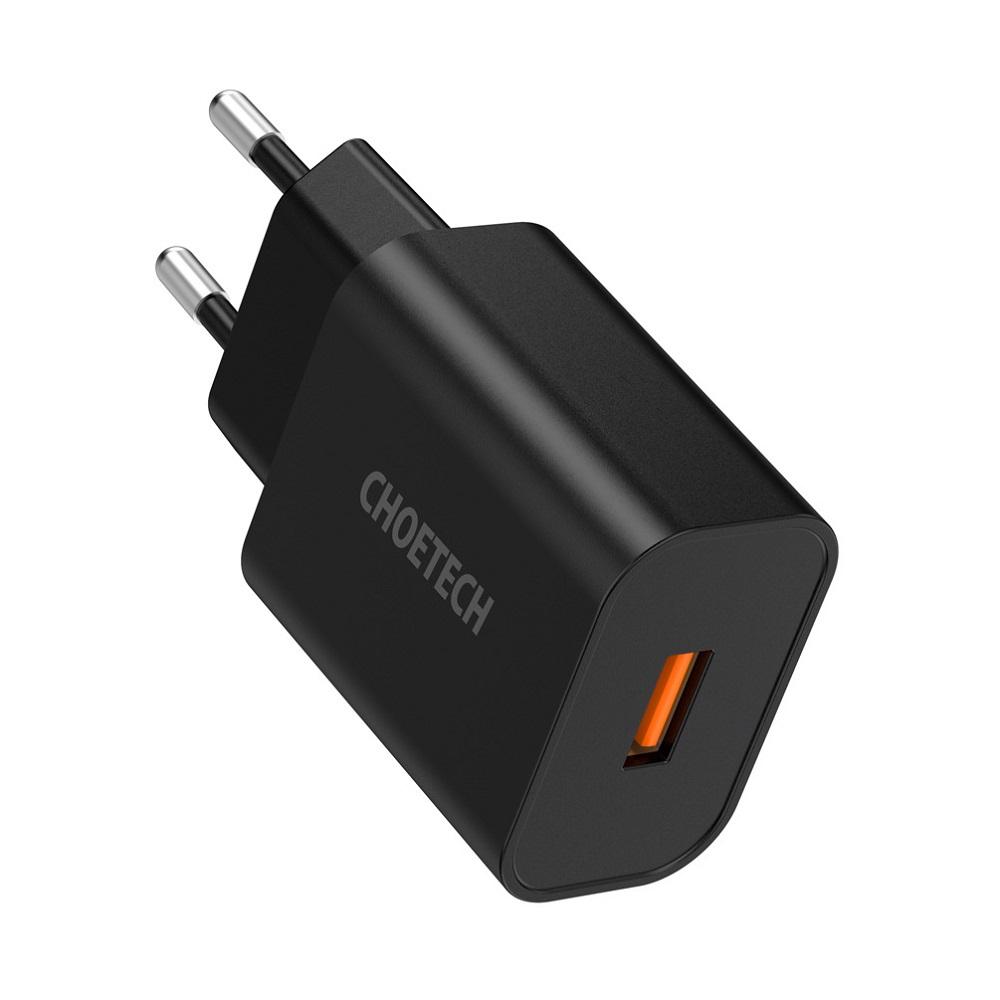

CHOETECH Q5003 18W QC 3.0 Быстрая зарядка USB Порт Настенное зарядное устройство для ноутбука Смартфон Tablet