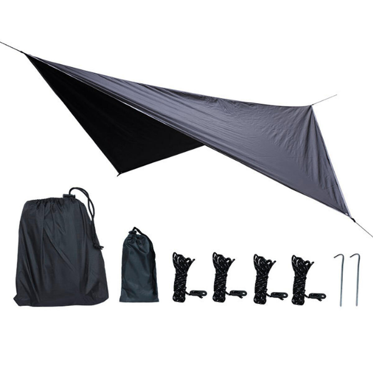

IPRee® 8pcs/set Outdoor Kepeak Tent Tarp Camping Tent Anit-UV Moisture-proof Awning Sun Shade Rain Shelter Waterproof