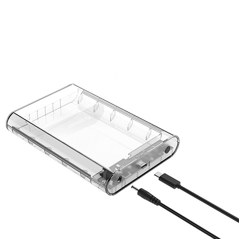 

ORICO 3139C3-CR USB3.1 to SATA3.0 Hard Drive Enclosure 3.5 Inch SATA Transparent HDD Case HDD SSD Enclosure