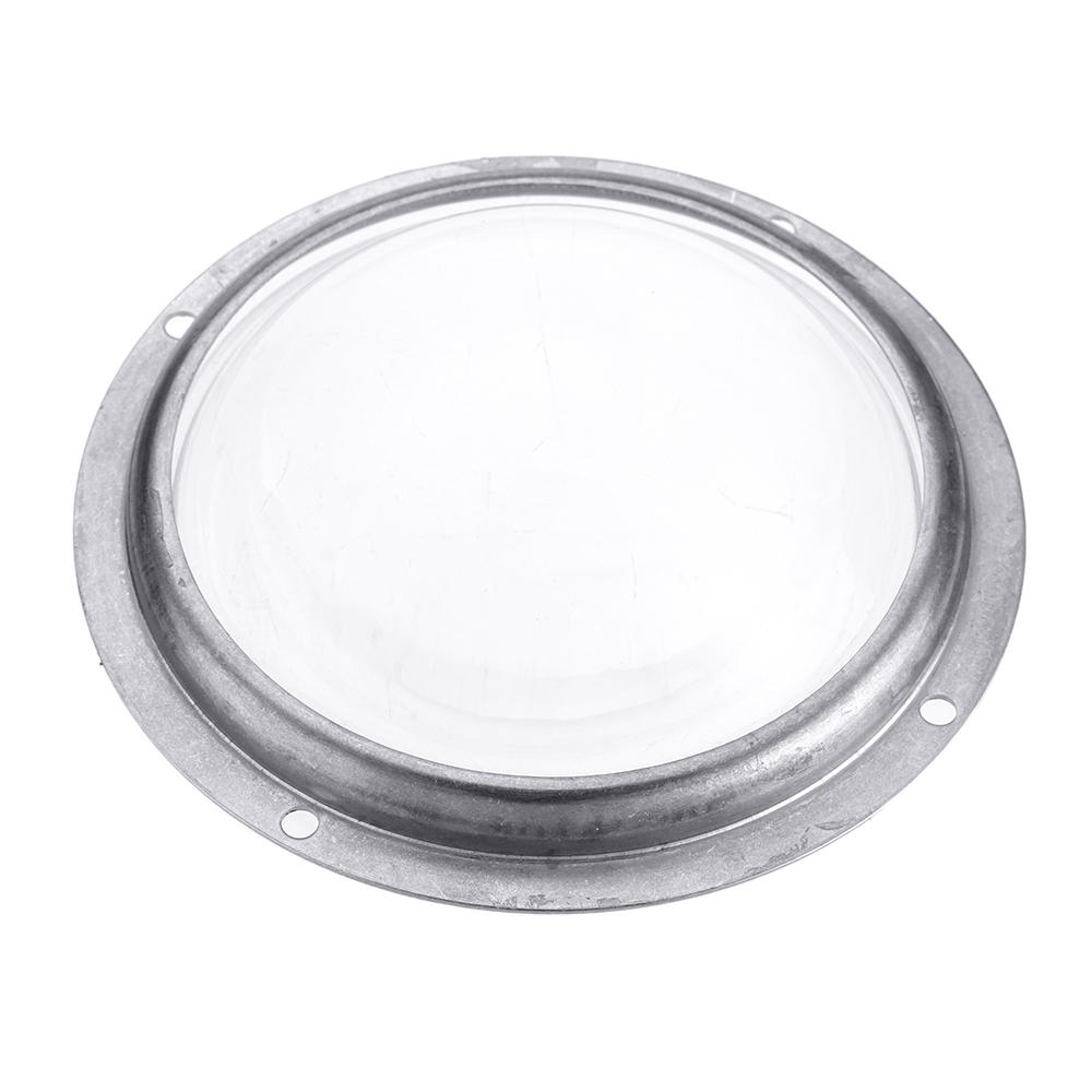 

100 мм Водонепроницаемы 60 градусов оптическое стекло Объектив + алюминиевое кольцо + пластиковый круг для 20W-100W высо