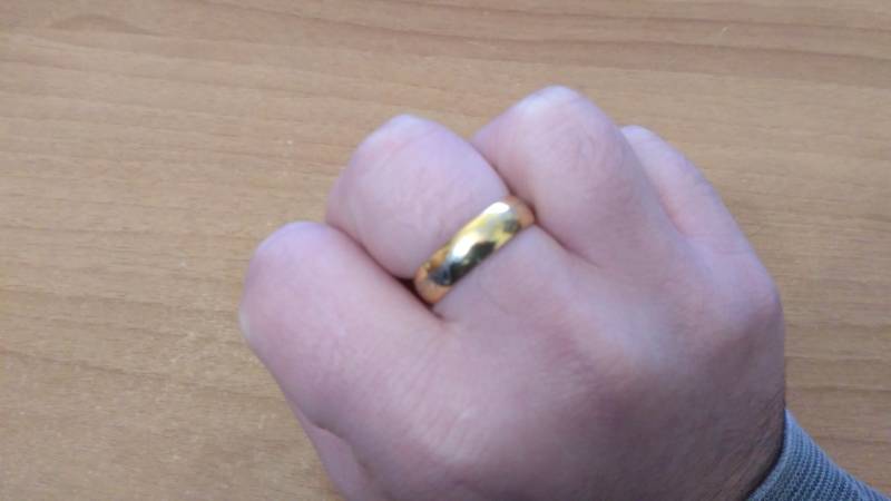 Details about  / 18K Gold Plated Lord of the Rings Stainless Steel LOTR Finger Ring for Unisex