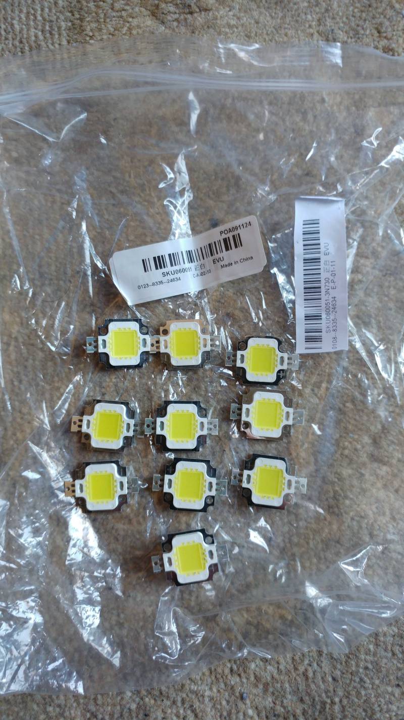 10w 900lm White Warm White High Bright Led Light Lamp Chip Dc 9 12v Images Led Chips Beads Images