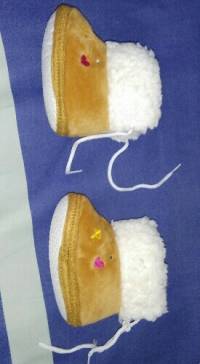 Baby Girl Warm Boots Newborn Toddler Soft Shoes Winter Anti-Slip Sole