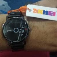 SKMEI 1260 Creative Watch Luxury Male Stainless Steel Strap Quartz Business Wrist Watch